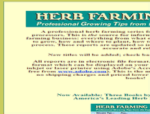 Tablet Screenshot of herbfarminfo.com